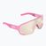 Ochelari de protecție pentru bicicletă POC Aspire actinium pink translucent/clarity trail silver