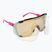 Ochelari de protecție pentru bicicletă POC Devour fluo pink/uranium black translucent/clarity road gold