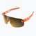 Ochelari de protecție pentru bicicletă POC Elicit fluorescent orange translucent/clarity road gold