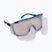 Ochelari de protecție pentru bicicletă POC Devour opal blue translucent/clarity trail silver