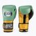 Mănuși de box Cleto Reyes Velcro Sparring metalic green/gold wbc