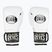 Mănuși de box Cleto Reyes Velcro Sparring white/black