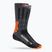 Șosete de trekking X-Socks Trek X Merino grey duo melange/x-orange/negru șosete de trekking