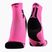 Șosete X-Socks Run Discover Ankle fluo roz/x negru