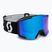 Ochelari de schi SCOTT Shield mineral black/white/amp iluminator blue chrome