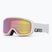 Ochelari de schi Giro Cruz white wordmark/ yellow boost