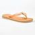 Șlapi Havaianas Brasil Logo peach