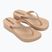 Flip flops pentru femei Ipanema Mesh Chic Plat bej/glitter bej
