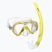 Set de snorkeling pentru copii Mares Combo Seahorse yellow/clear