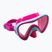 Mască de snorkeling pentru copii Mares Turtle aqua/pink