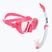 Set de snorkeling pentru copii SEAC Bella pink