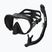Set de snorkeling SEAC X-Frame Combo black