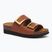 Papuci pentru femei Scholl Monterey 2 Straps Ad Med camel
