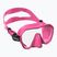 Mască de scufundări Cressi Z2 Small pink fluo/pink fluo
