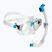 Set de scufundare Cressi Marea + Seal Dry Jr clear/azure