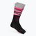 Șosete de schi pentru femei Mico Light Weight Superthermo Natural Merino Ski nero/fucsia fluo