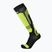 Șosete de schi Mico Light Weight Superthermo Natural Merino Ski nero giallo fluo