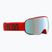 Ochelari de schi Neon Beam red/mirror steel