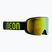 Ochelari de schi Neon Light black/yellow/mirror gold