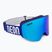 Ochelari de schi Neon Light Blue/Royal/Mirror Blue