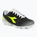 Ghete de fotbal pentru copii Diadora Pichichi 6 MD JR negru/galben fluo/alb