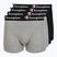 Boxeri pentru bărbați Champion Trunk Knit oxford grey melange/oxford grey melange/black