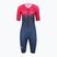 Costum de cislism pentru femei Castelli Core Tri W belgian blue/bright rose