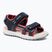 Sandale pentru juniori Geox Alben ocean blue/red