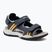 Sandale pentru juniori Geox Borealis ocean blue/gold