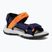 Sandale pentru juniori Geox Borealis ocean blue/orange