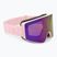 Ochelari de schi Bliz G001S matte pink/brown/pink multi