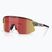 Ochelari de soare Bliz Breeze transparent dark grey/brown red multi