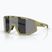 Ochelari de soare Bliz Fusion matte amber green/smoke silver mirror