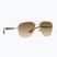 Ochelari de soare Ray-Ban RB3683 arista gold/brown