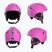 Cască de schi pentru copii Briko Makalu Jr shiny pink/white