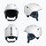 Cască de schi pentru copii Briko Makalu Jr shiny white/lochmara blue