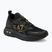 EA7 Emporio Armani negru și alb Altura Knit triple negru / aur pantofi negru / aur