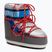 Ghete de zăpadă pentru femei  Moon Boot Icon Low Space Racing silver/blue/red