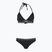 Costum de baie din două piese pentru femei EA7 Emporio Armani Logo Tape Bikini Triangle black