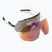 Ochelari de ciclism Tifosi Sledge Lite alb mat/frumos/roșu/roșu transparent