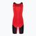 Combinezon pentru femei Nike Weightlifting Singlet scarlet/black