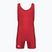 Combinezon pentru bărbați adidas 3 Stripe Singlet red/white