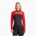 Cămașă de înot pentru femei Dakine Hd Snug Fit Rashguard negru și roșu DKA651W0008