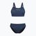 Costum de baie din două piese pentru femei Orca Core Bikini imprimeu albastru închis