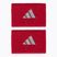 Benzi pentru încheietură adidas Wristband L 2 buc red/grey
