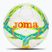 Minge de fotbal Joma Dali III flour turquoise / flour coral mărime 5
