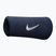 Manșete pentru încheietură  Nike Swoosh Doublewide Wristbands 2 buc. obsidian/white