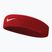 Bentiță de cap Nike Swoosh Headband varsity red/white