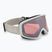 Ochelari de schi Bollé Bedrock Plus lightest grey matte/vermillon
