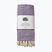Pătură pentru yoga JadeYoga Recycled Cotton Hand Loomed Yoga purple